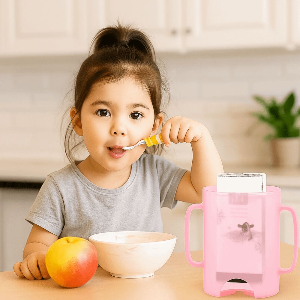 Baby Food Reusable Pouches - Tempat Penyimpanan Plastik Portable yang Nyaman