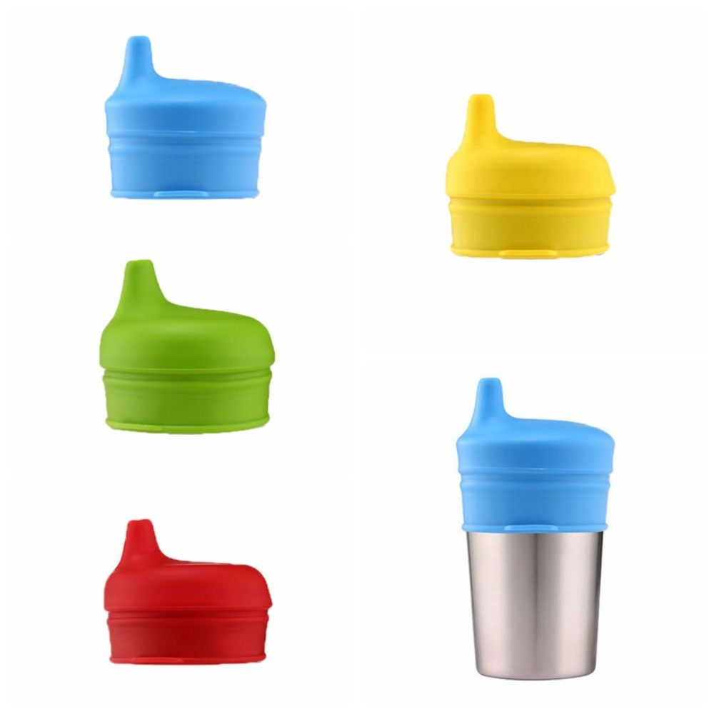 Baby Food Bottle - Tutup cangkir bayi silikon, tutup botol