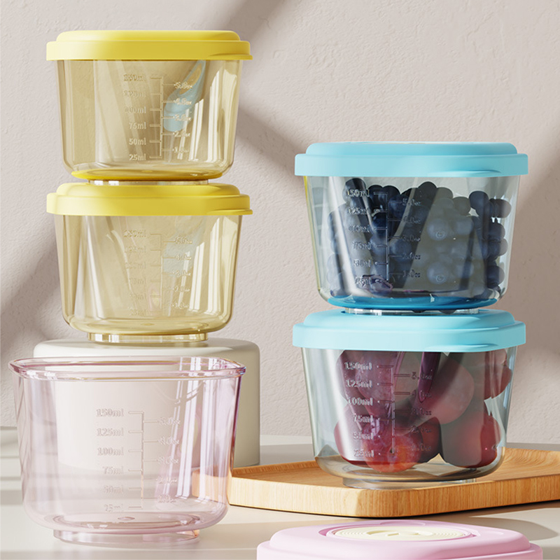 Baby Food Glass - 6 Buah Wadah Penyimpanan Makanan Bayi