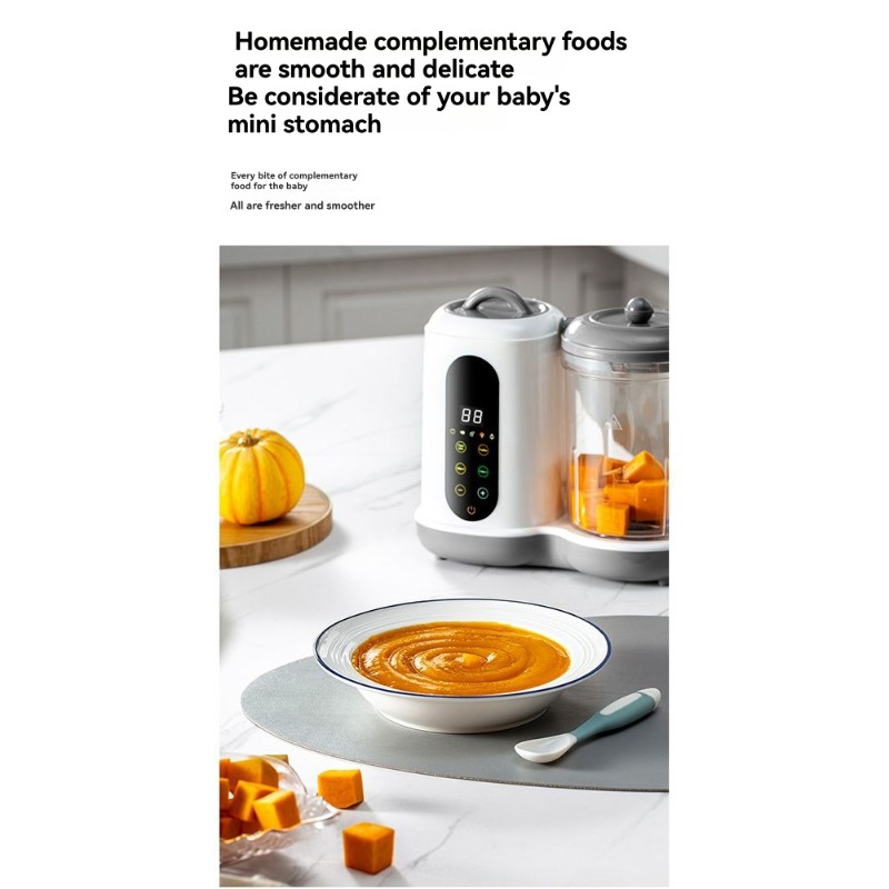 Baby Food Blender And Steamer - A24P Pembuat Makanan Bayi Otomatis-Blender Pengukus