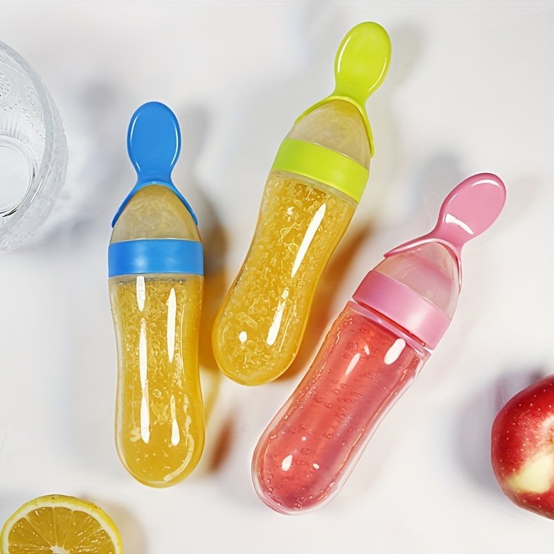 Baby Food Utensil - Botol Silikon untuk Memberi Makan Bayi