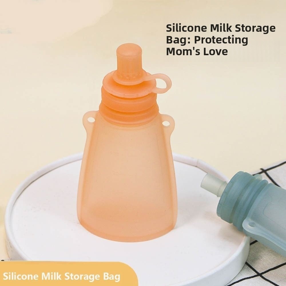 Baby Food Reusable Pouches - Kantong Makanan Bayi Silikon Bebas BPA,