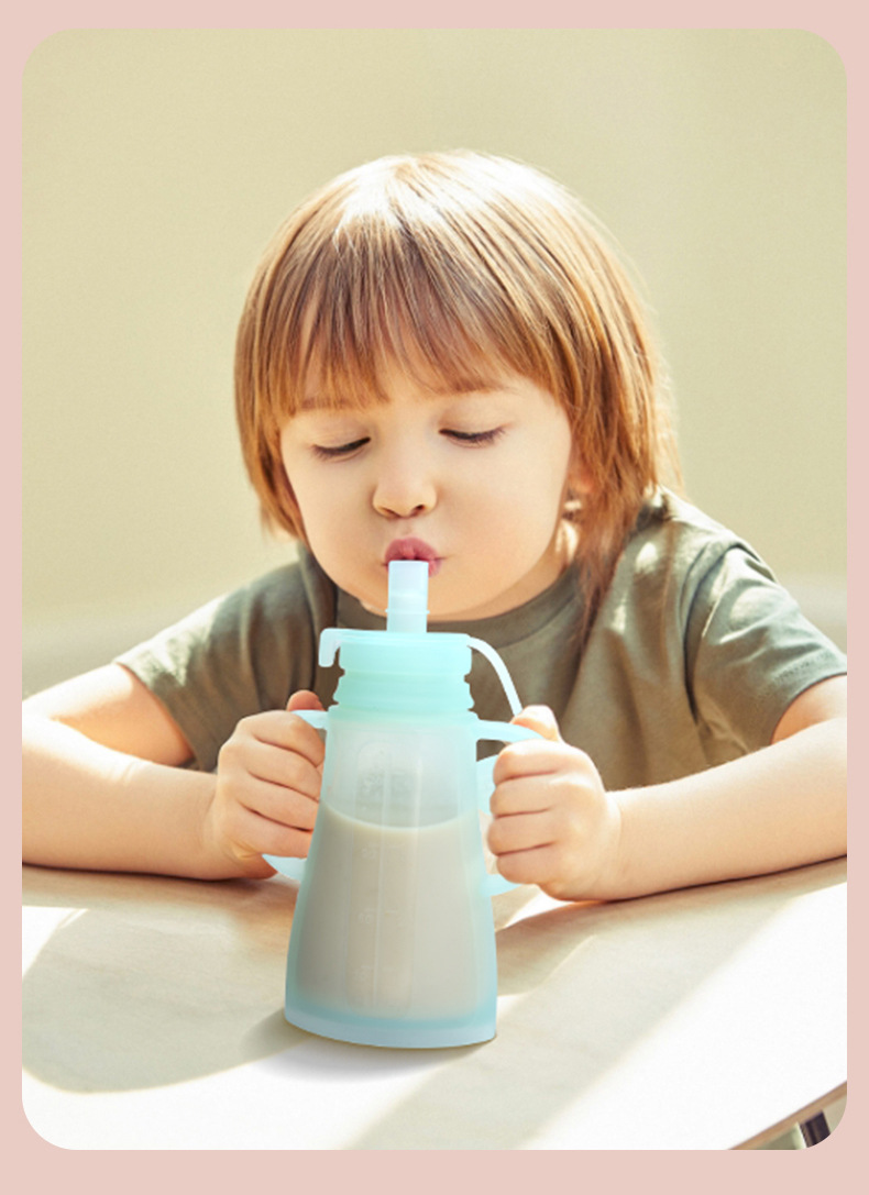 Baby Food Reusable Pouches - Kantong Penyimpanan ASI Silikon Baru yang