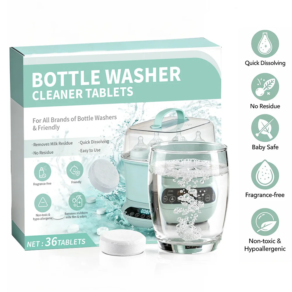 Baby Food Bottle - Tablet Pembersih Kerak Botol Bayi, Penghilang