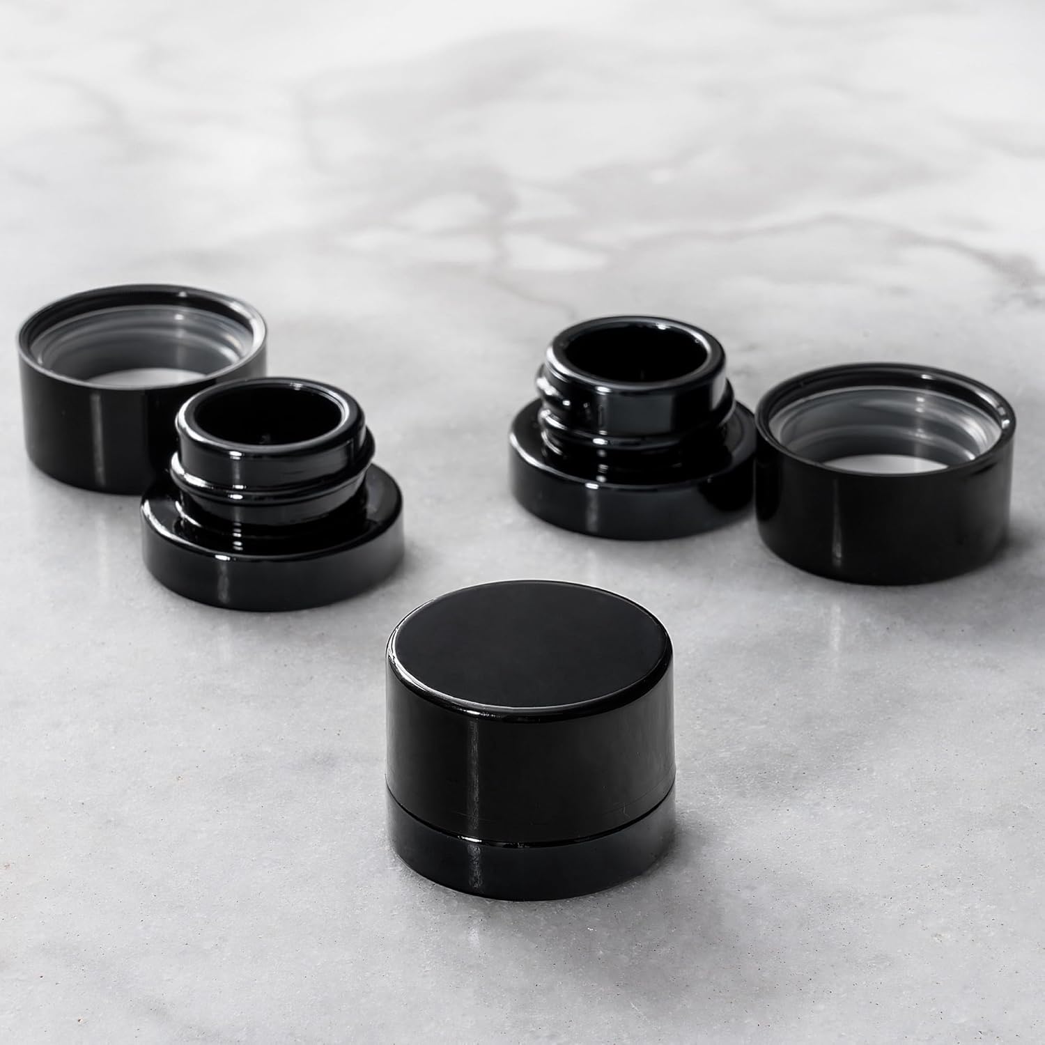 Baby Food Glass - Botol Kaca Hitam Tebal 5ml dengan