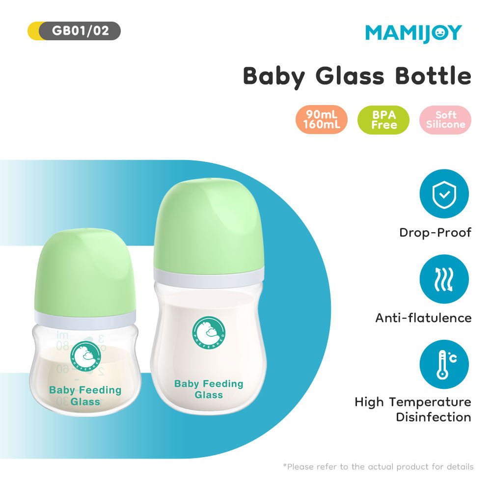 Baby Food Glass - MAMIJOY 1PCS Botol Susu Bayi Baru