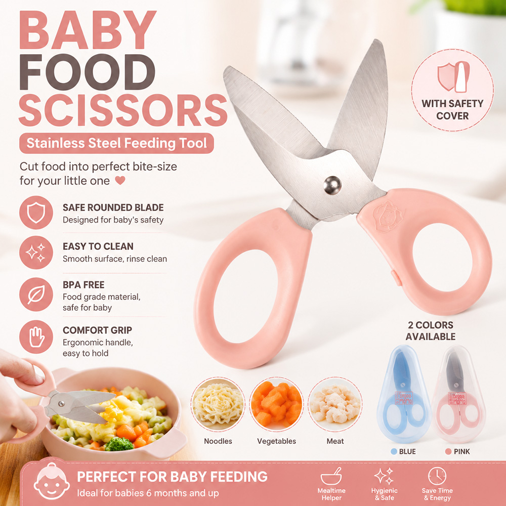 Feeding Baby Food - Gunting Makanan Bayi Gunting Makan Bayi