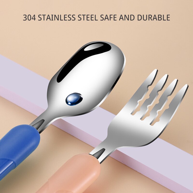 2PCS Peralatan Makan Anak 304  - Baby Food Utensil ulasan dan harga