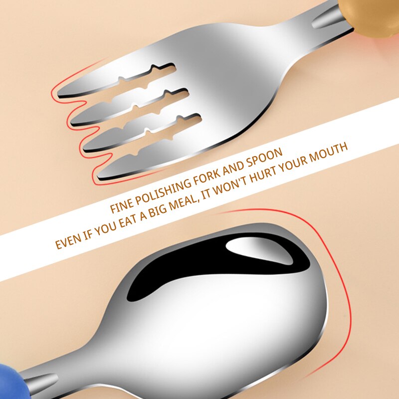2PCS Peralatan Makan Anak 304  - Baby Food Utensil ulasan dan harga
