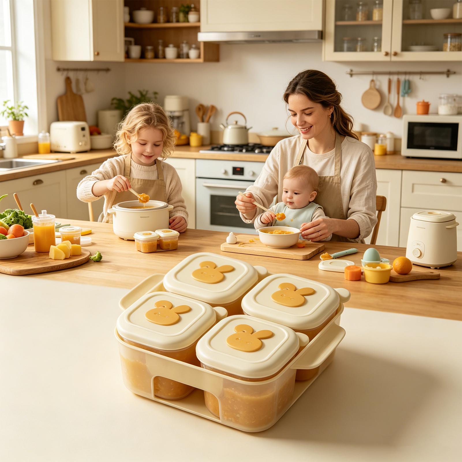 Baki Freezer Makanan Dengan Tu - Freezer Tray Baby ulasan dan harga