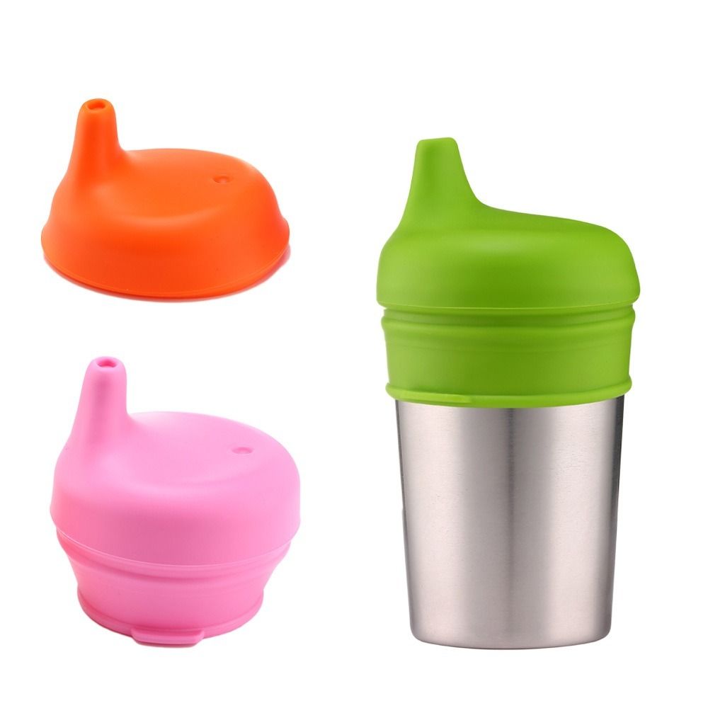 Tutup cangkir bayi silikon, tu - Baby Food Bottle ulasan dan harga