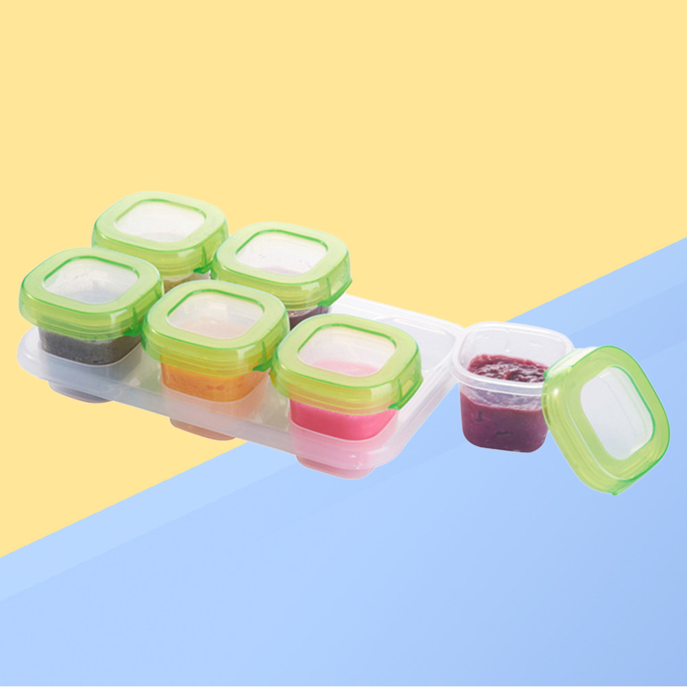 6 Buah Kotak Makanan Portabel  - Freezer Tray Baby ulasan dan harga