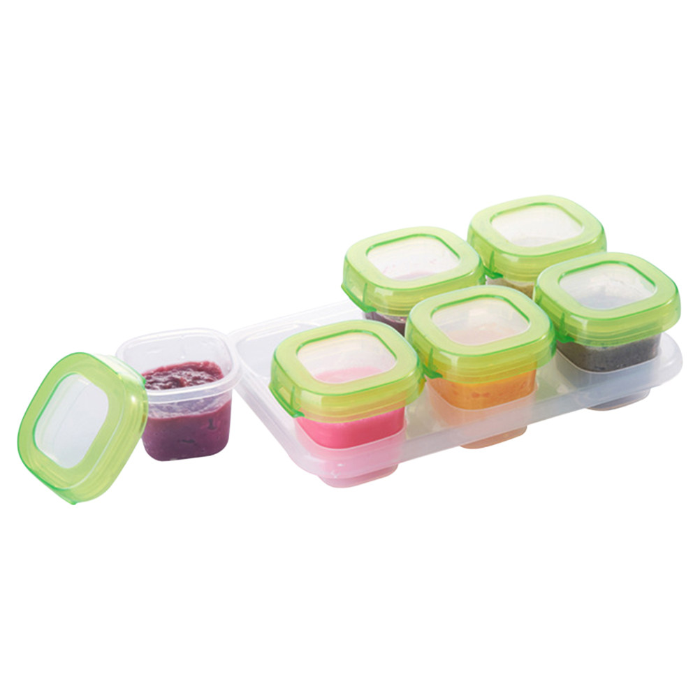 6 Buah Kotak Makanan Portabel  - Freezer Tray Baby ulasan dan harga