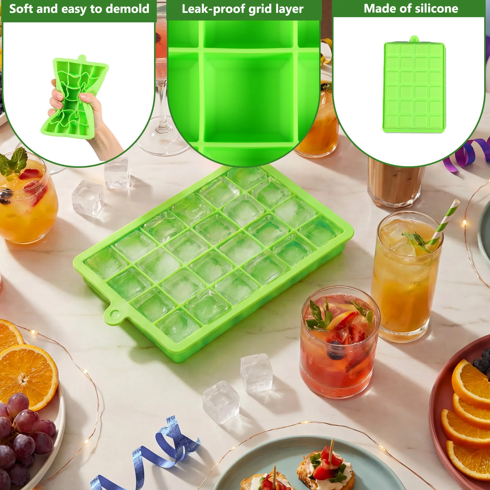 Cetakan Es Batu Silikon Mudah  - Freezer Tray Baby ulasan dan harga