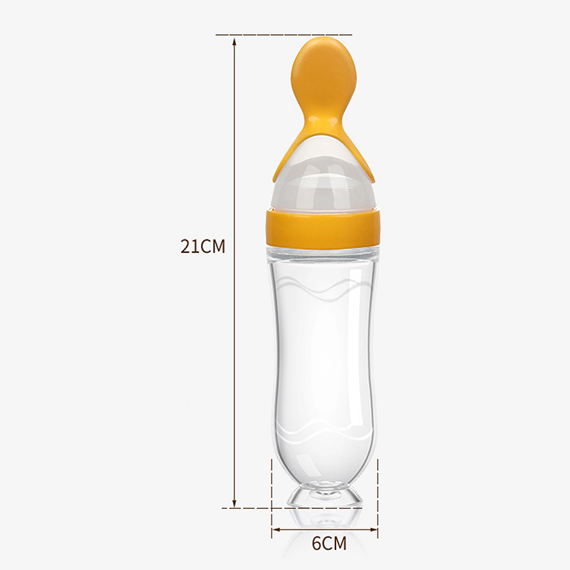 Meremas botol makan silikon la - Baby Food Utensil ulasan dan harga