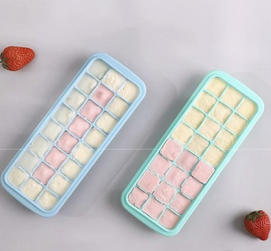 Cetakan Es Batu Silikon dengan - Freezer Tray Baby ulasan dan harga