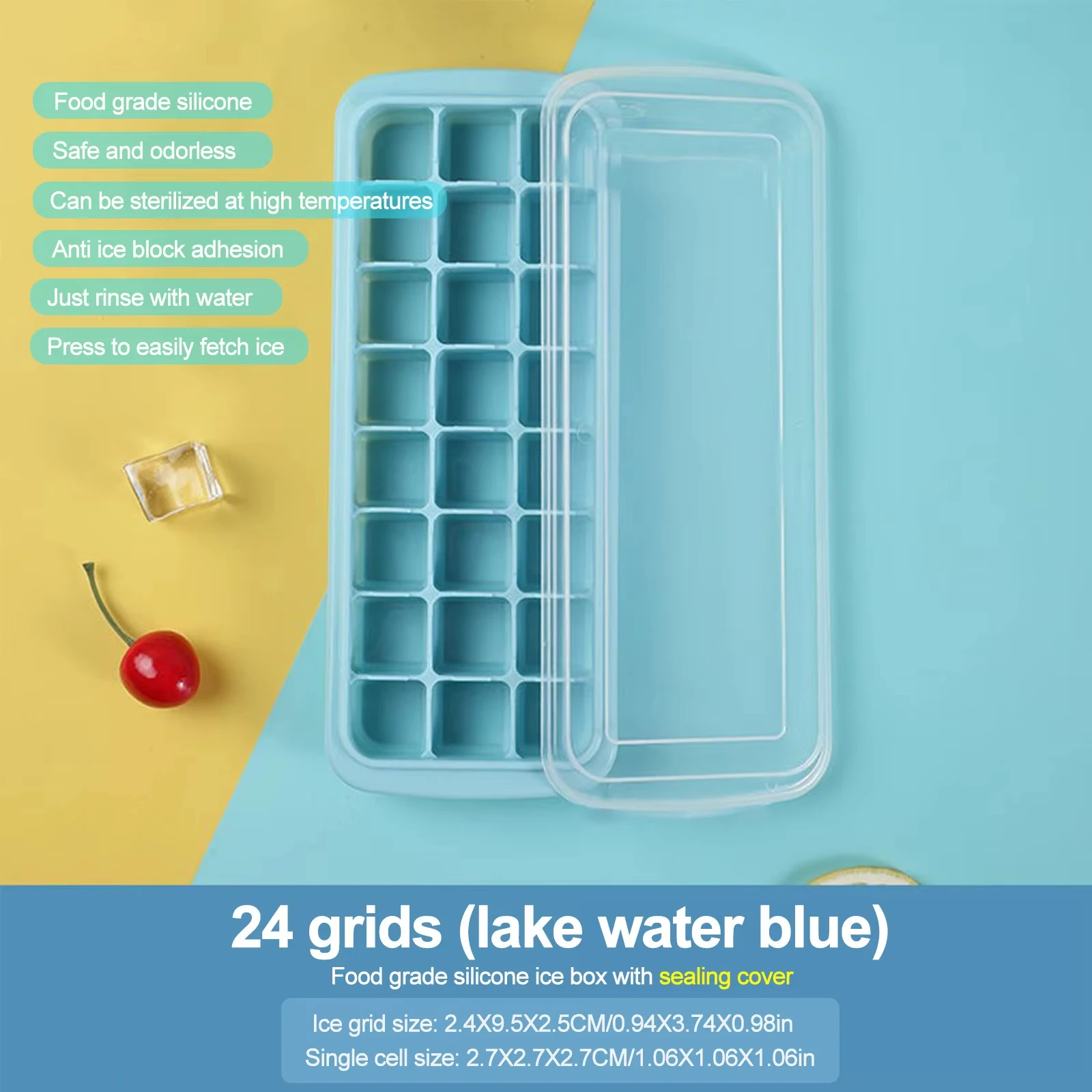 Cetakan Es Batu Silikon dengan - Freezer Tray Baby ulasan dan harga