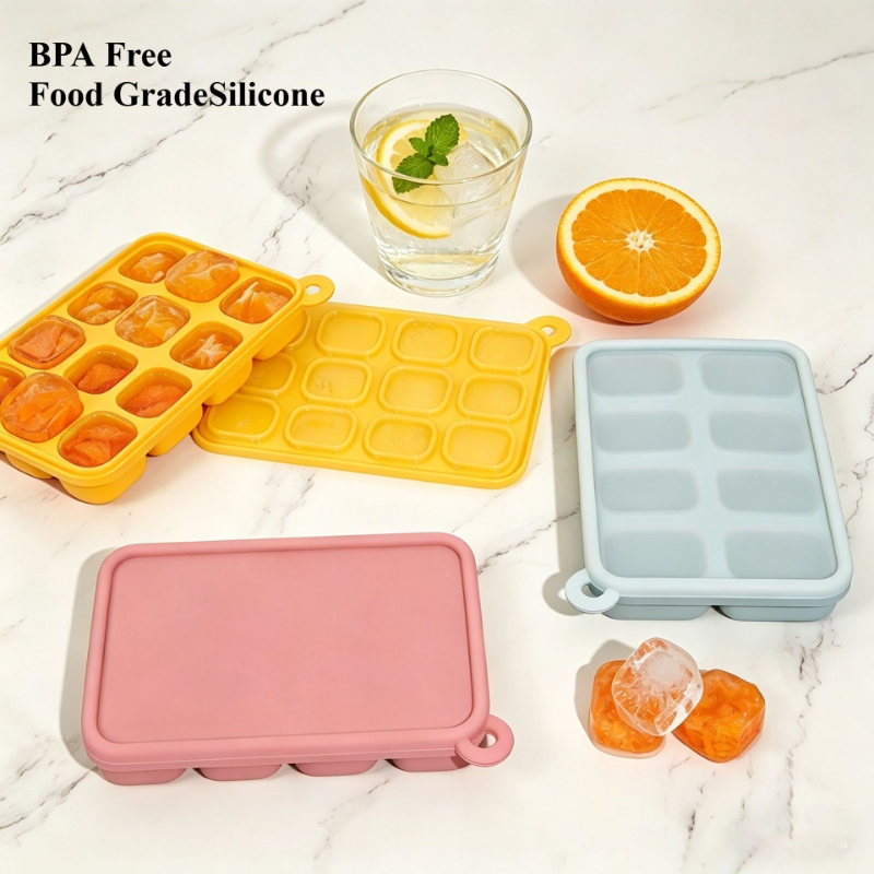 Cetakan Es Batu Silikon Platin - Freezer Tray Baby ulasan dan harga