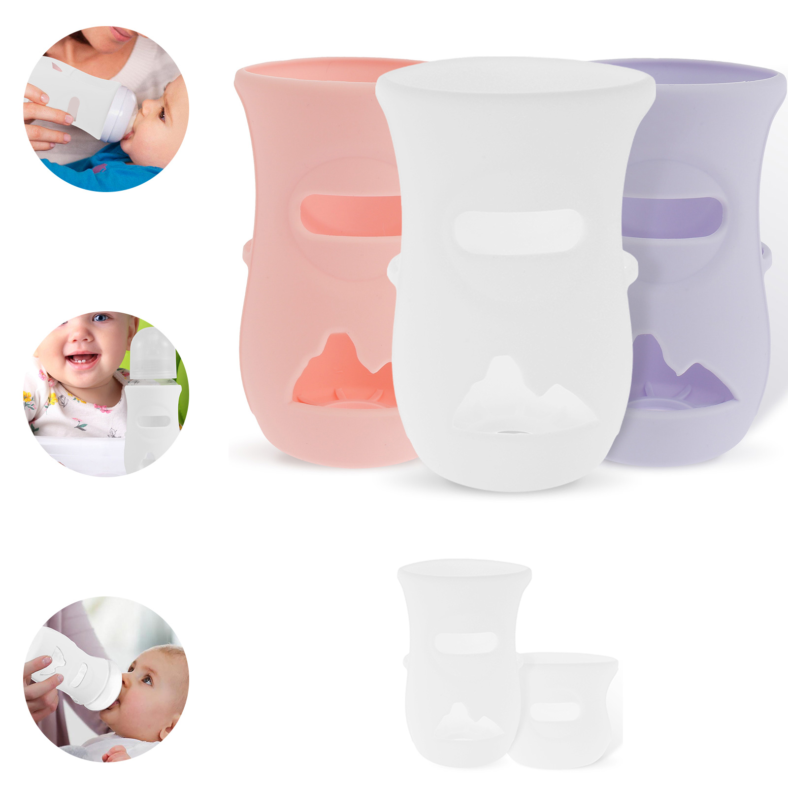 Penutup botol silikon lengan b - Baby Food Glass ulasan dan harga