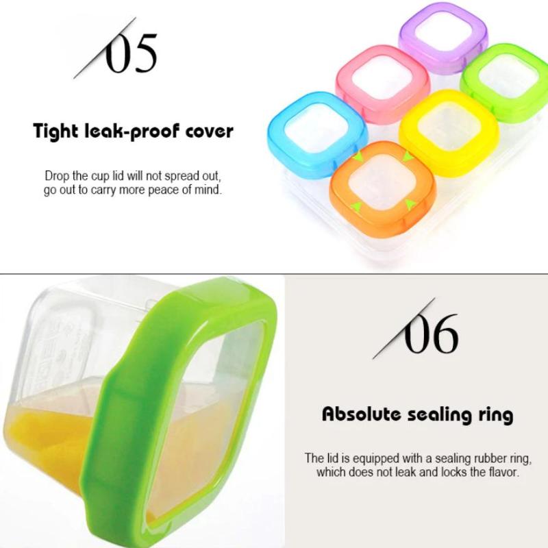 4/6pcs Wadah Penyimpanan Makan - Freezer Tray Baby ulasan dan harga