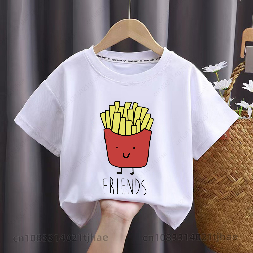 Kaos Anak Kembar Sahabat Lucu  - Baby Food Intake ulasan dan harga