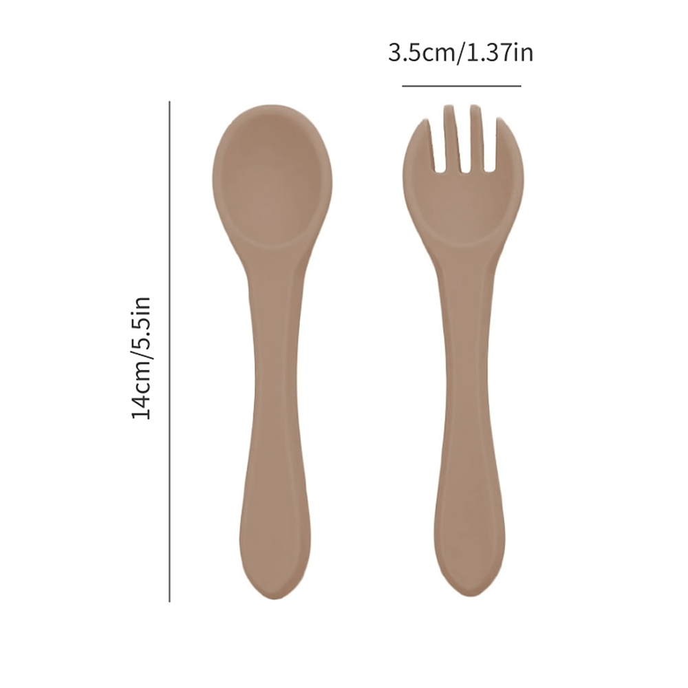 Nama Kustom 1 Pasang Sendok da - Baby Food Utensil ulasan dan harga