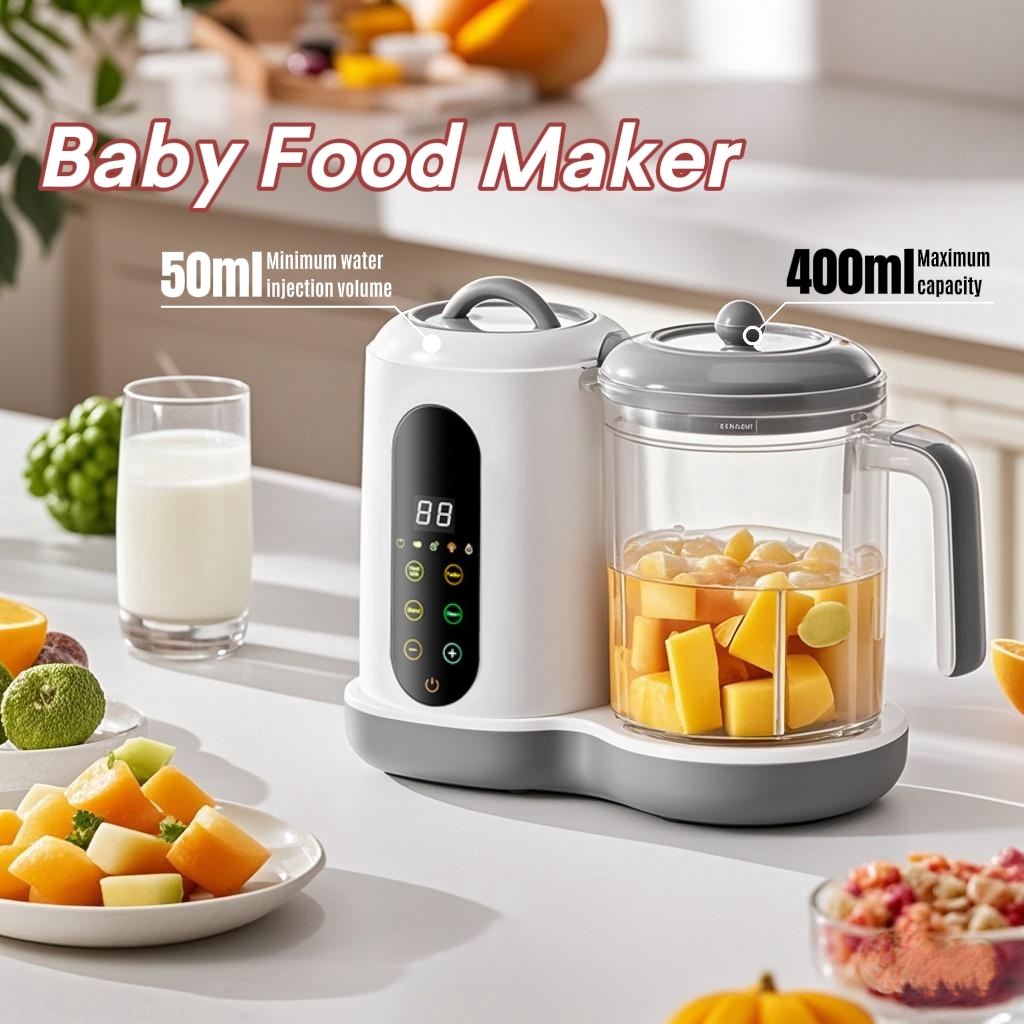 Pembuat Makanan Bayi Multifung - Baby Food Blender And Steamer ulasan dan harga