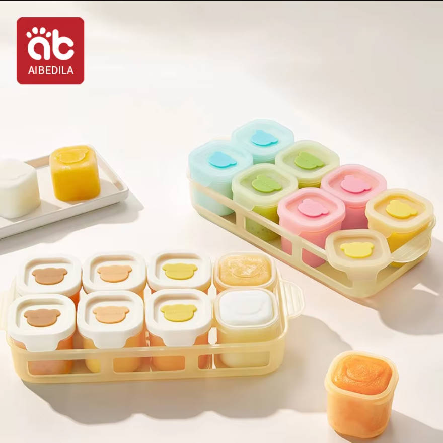 AIBEDILA Baki Silikon untuk Ma - Freezer Tray Baby ulasan dan harga