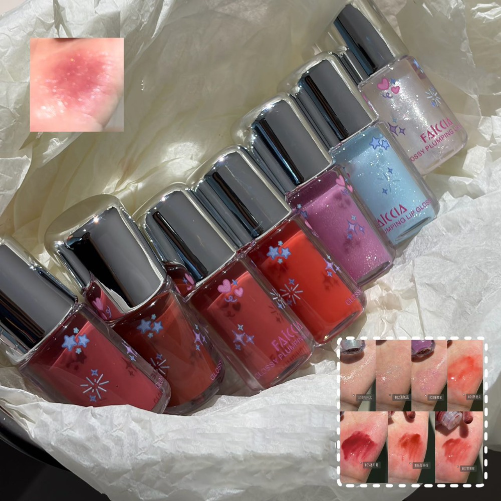 Baby Blue Sparkling Lip Gloss  - Baby Food Oil ulasan dan harga