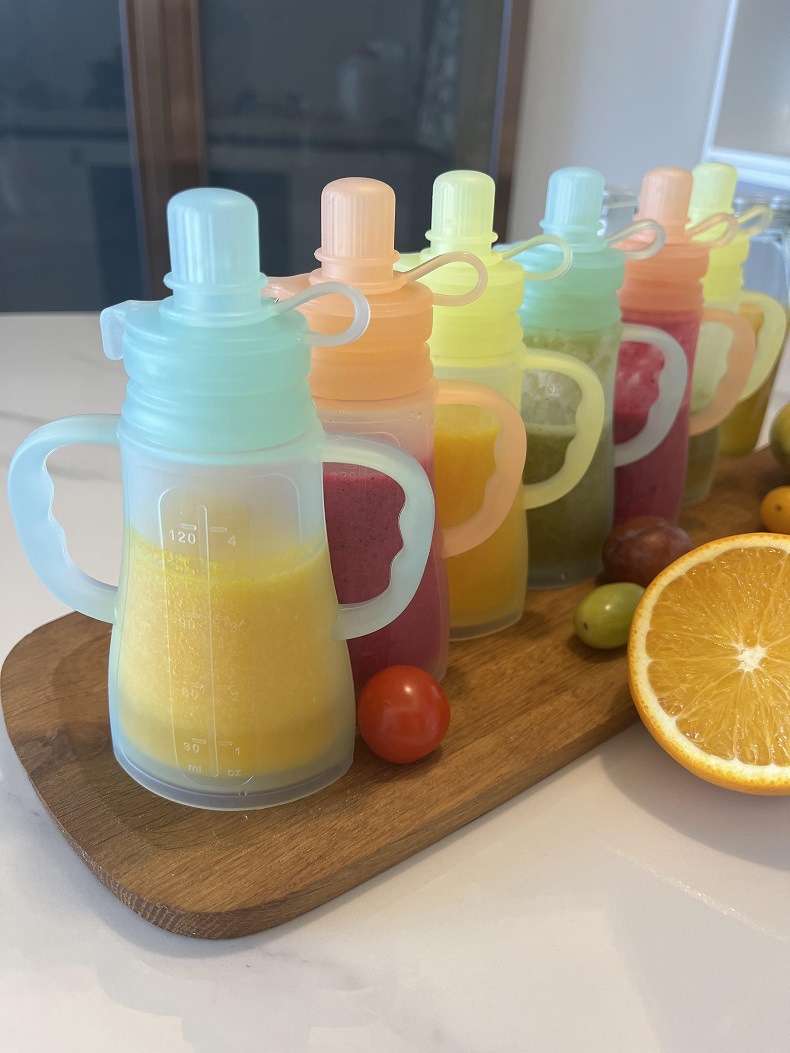 Kantong Penyimpanan ASI Siliko - Baby Food Reusable Pouches ulasan dan harga