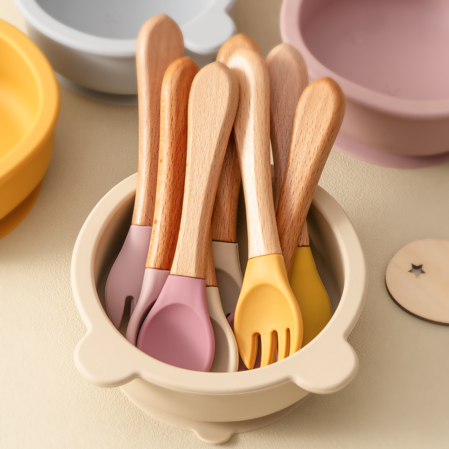 Sendok belajar bayi, 2 buah Se - Baby Food Utensil ulasan dan harga